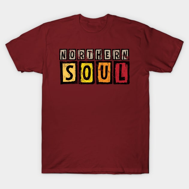 Northern Soul Retro T-Shirt by Rayrock76